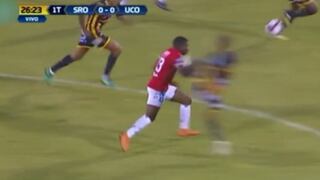 La terrible patada en el pecho en el partido entre Sport Rosario y U. Comercio [VIDEO]