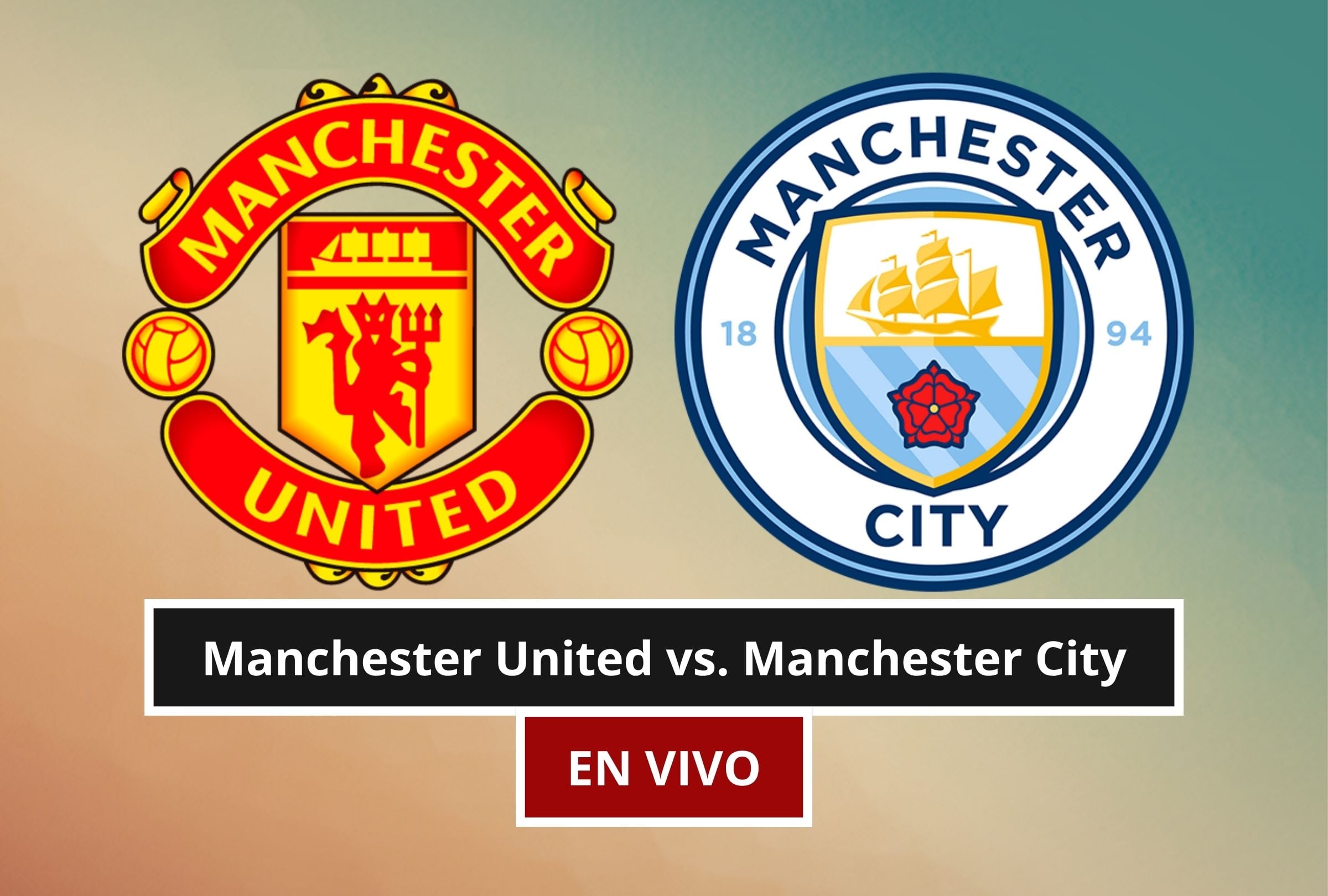 El Manchester United vs. Manchester City por la Premier League promete ser intenso de principio a fin. (Foto: Composición Canva - Depor)
