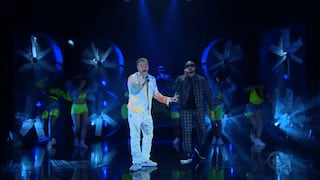J Balvin y Sean Paul sorprenden al cantar “Contra la pared” en el programa de James Corden | VIDEO