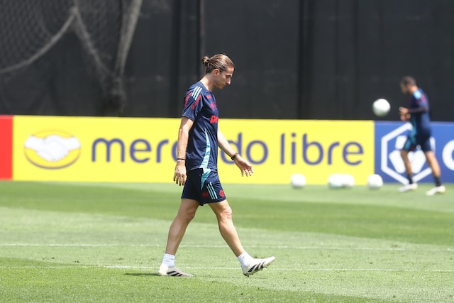 Flamengo ya entrena en la Videna con miras a la final de la Copa Libertadores. (Foto: Jesús Saucedo / Depor)