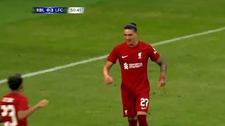 Por partida doble: goles de Darwin Núñez para el 3-0 en el amistoso de Liverpool vs. Leipzig [VIDEO]