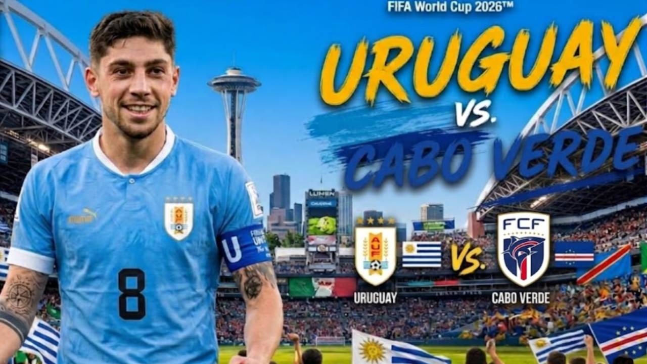 MIAMI, FLORIDA (ESTADOS UNIDOS), 21/06/2026.- Dónde y a qué hora ver el partido de Uruguay vs. Cabo Verde por el Mundial 2026 que se realizará en el Estadio Miami, Florida. FOTO creada por Gemini.