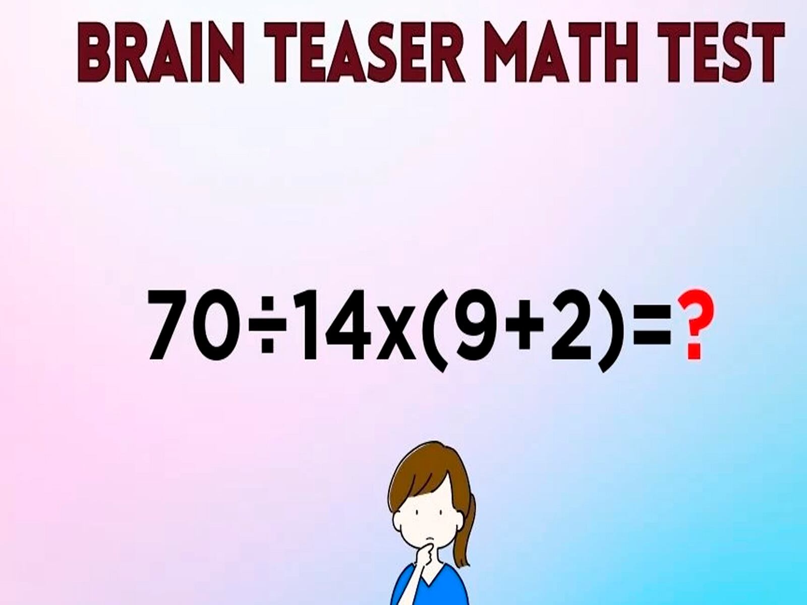Tienes que demostrar toda tu inteligencia y tratar de obtener la solución del reto matemático en pocos segundos.| Foto: fresherslive