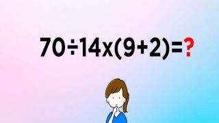 Te aseguro que no podrás resolver en 6 segundos el siguiente reto matemático