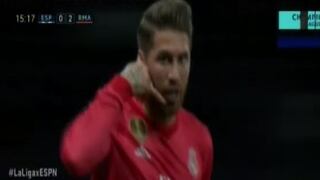 'Better Call Sergio': Real Madrid y el golazo imposible de cabeza de Ramos para el 2-0 ante Espanyol [VIDEO]