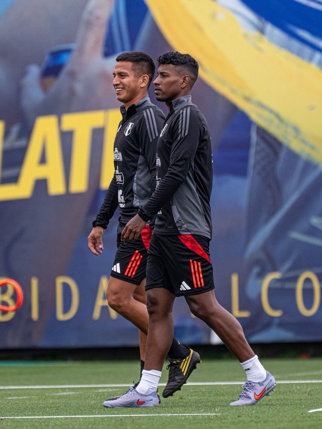 Martín Távara y Miguel Araujo los otros dos jugadores convocados a la Bicolor | Foto: paloma del solar / @photo.gec