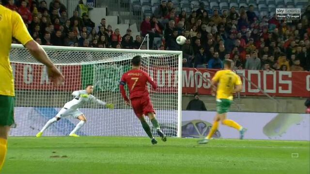 El segundo es una locura: ‘hat trick’ de Cristiano Ronaldo con Portugal ante Lituania por Eliminatorias Eurocopa 2020