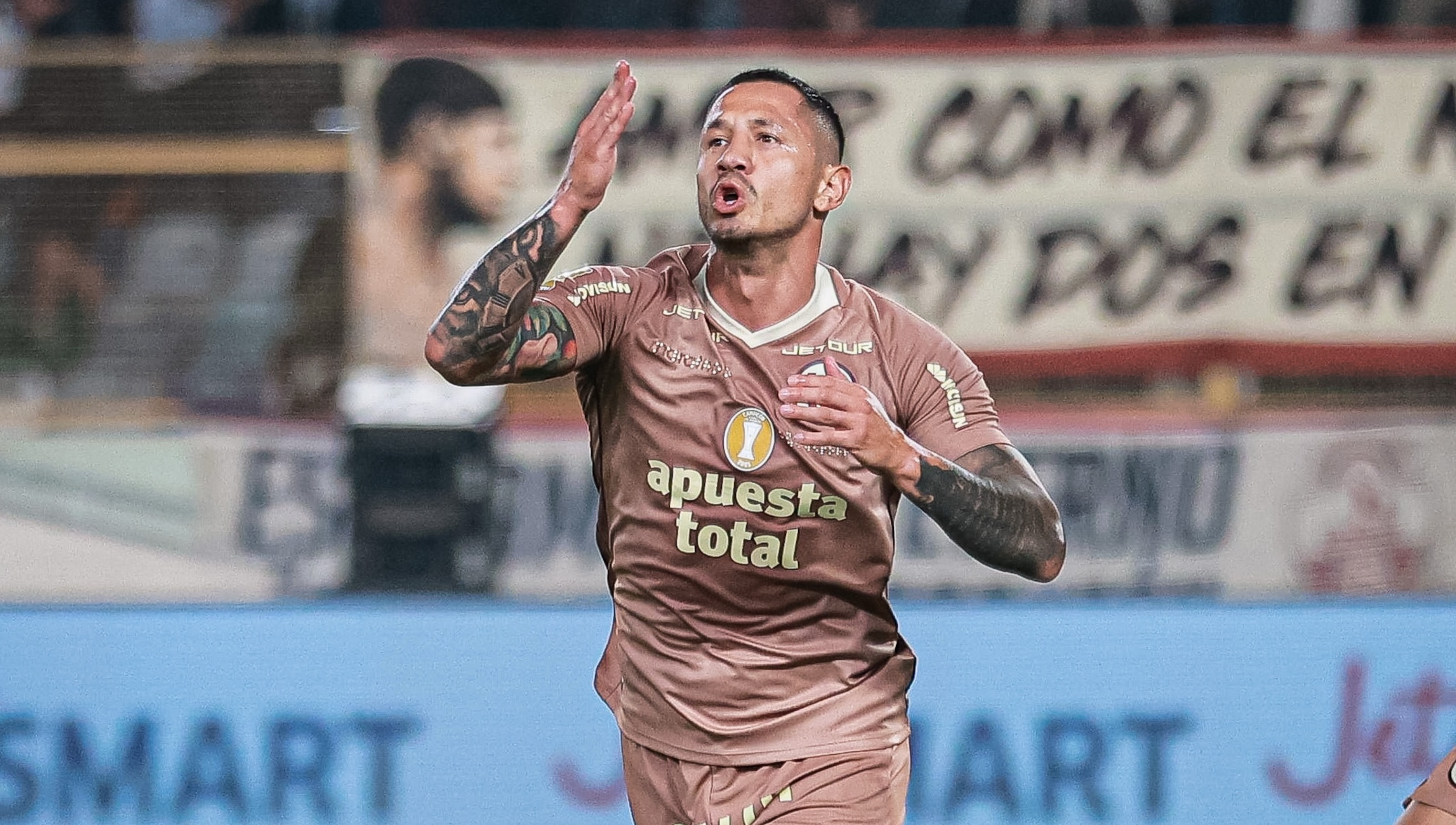 Gianluca Lapadula anotó su primer gol con Universitario. (Foto: LFP)