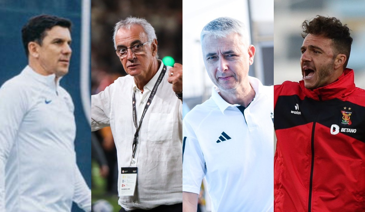 Larriera, Fossati, Nunes y Soso son los técnicos al frente de estos cuatro equipos (Foto;: Depor)