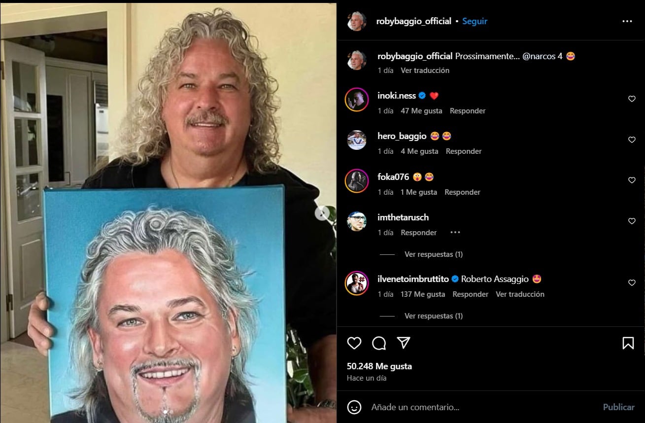 Roberto Baggio incursionaría en la serie 'Narcos 4'. (Foto: robybaggio_official/Instagram).
