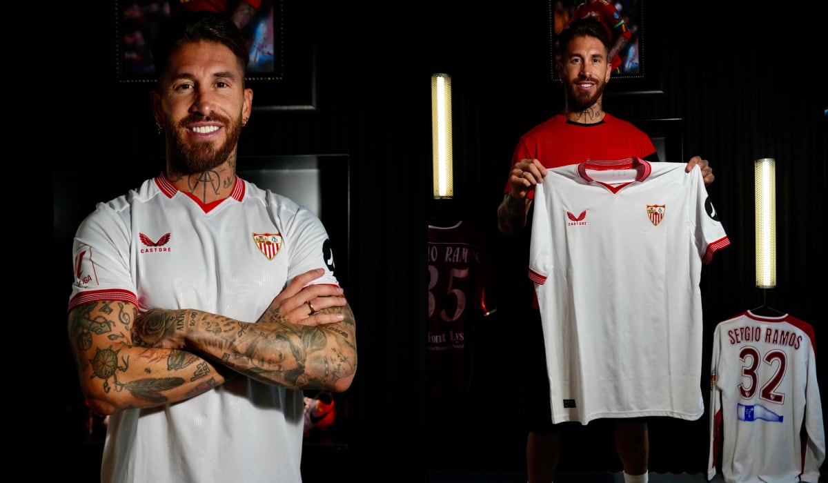 Sergio Ramos volvió a Sevilla como jugador libre y firmó por una temporada. (Foto: @SevillaFC)