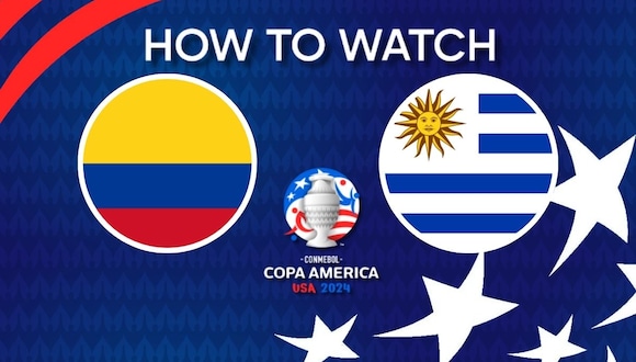 Catch the Colombia vs. Uruguay match LIVE! FInd out When & Where to Watch the 2024 Copa America Semifinals. | Photo by Canva / Depor Composition