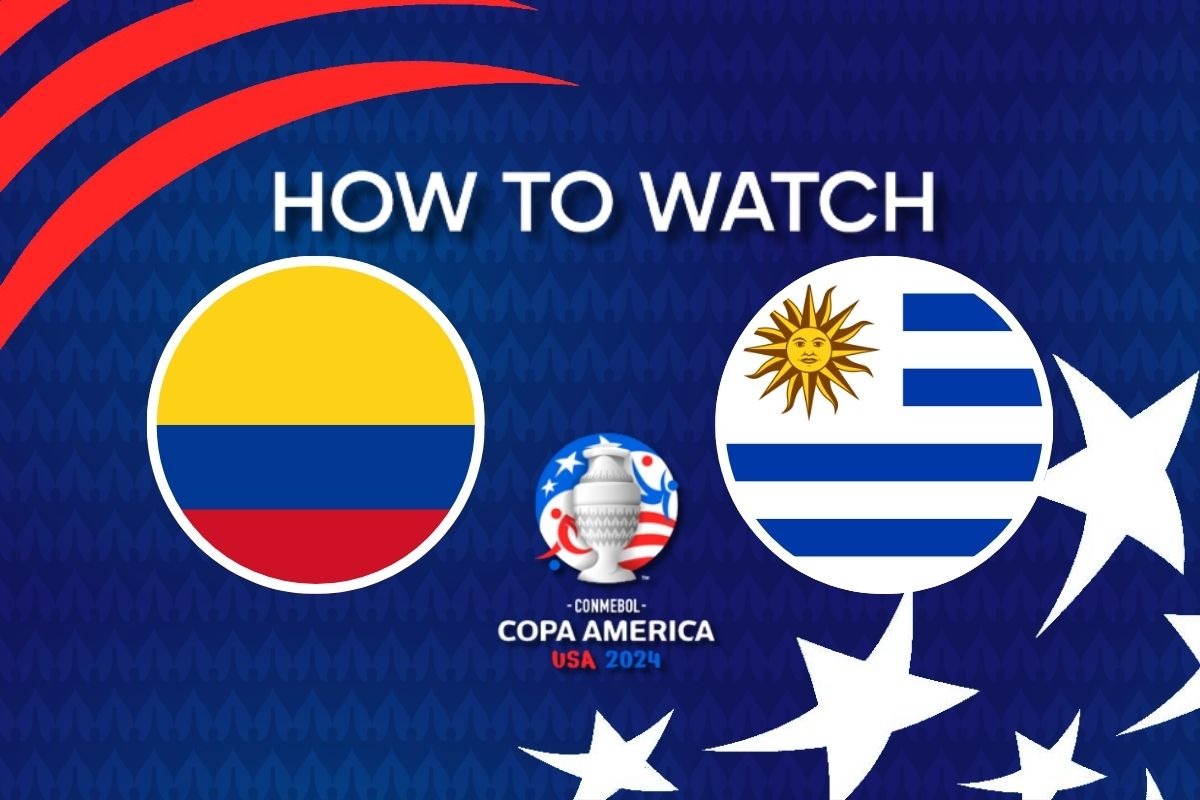 Catch the Colombia vs. Uruguay match LIVE! FInd out When & Where to Watch the 2024 Copa America Semifinals. | Photo by Canva / Depor Composition
