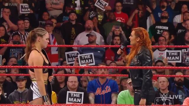 ¡Lo que se viene! Becky Lynch enfrentará a Ronda Rousey por el título femenino en WrestleMania 35 [VIDEO]