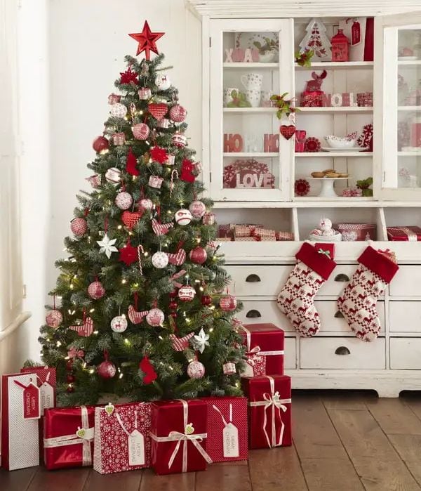 10 ideas de decoración de árboles modernos. (Foto: Internet)