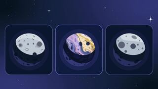 Descubre por qué no eres feliz con solo escoger una de las lunas en esta imagen