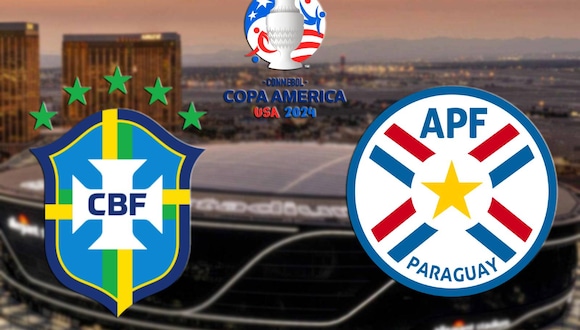 Brazil and Paraguay face each other in the second date of Group D of the Copa America (Credit: Audiencias GEC)