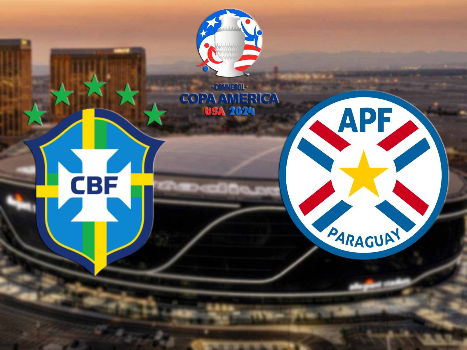 Brazil and Paraguay face each other in the second date of Group D of the Copa America (Credit: Audiencias GEC)