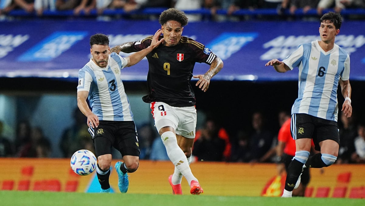 Paolo Guerrero no registró ningún remate a la portería de Argentina. (Foto: ITEA Sports)