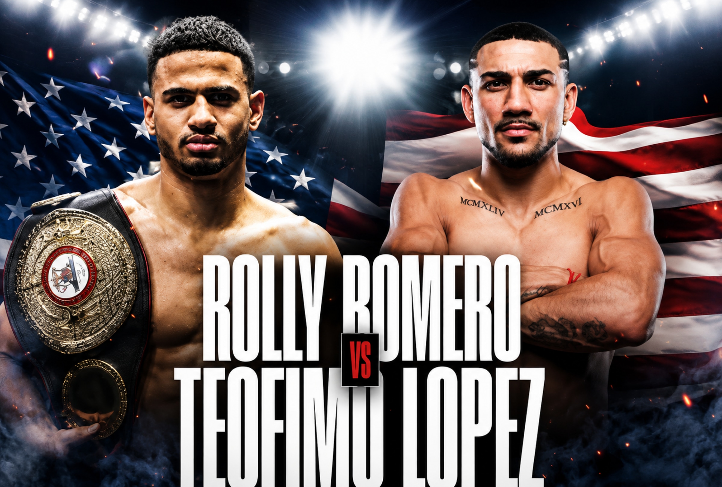 LAS VEGAS, NEVADA (UNITED STATES), 22/08/2026.- Who won Rolly Romero vs. Teófimo López? Follow live boxing results from Las Vegas, including the main event for the WBA welterweight title and every winner from tonight’s complete fight card. PHOTO BY DAZN