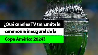 ¿Qué canal transmitió la inauguración de la Copa América 2024?
