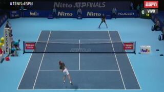¡Un ‘bombazo’! El potente ‘ace’ de Tsitsipas con el que eliminó a Roger Federer en las semifinales de la Copa de Maestros 2019 [VIDEO]