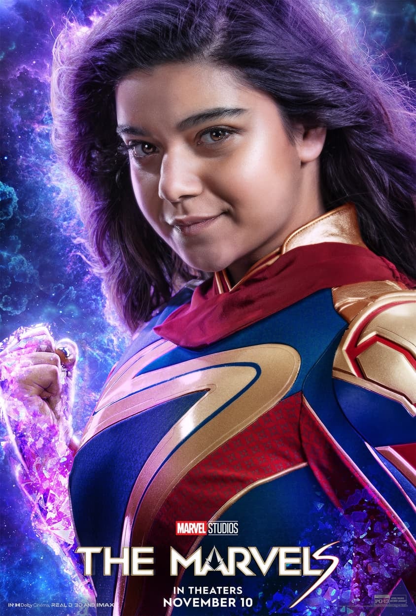 Iman Vellani como Kamala Khan en "The Marvels" (Foto: Marvel Studios)