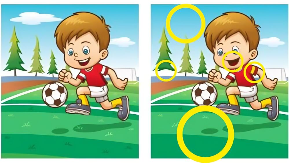 ¿Puedes descubrir las 5 diferencias en 12 segundos? ¡Pone a prueba tu agudeza visual! (Foto: Depor)