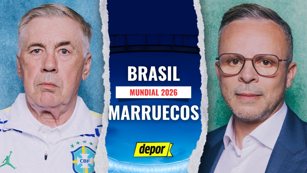 Brasil vs. Marruecos se enfrentan por la fecha 1 de la fase de grupos del Mundial 2026. (Diseño: Depor)