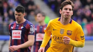 Barcelona  goleó 4-0 al Eibar con doblete de Messi por Liga BBVA