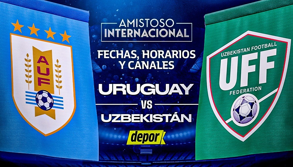 Uruguay vs Uzbekistan por amistoso internacional | Diseño: Christian Marlow