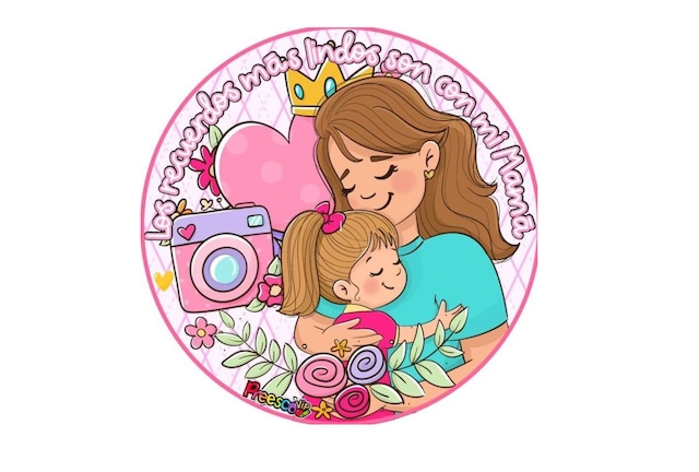 “Feliz Día de la Madre a la reina de mi corazón. Gracias por ser la personificación de la fuerza, la gracia y el amor incondicional. Te quiero sin medida”. (Foto: Pinterest)