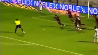 Youtube: Árbitro evitó un gol con el taco y salvó a Lanús de derrota