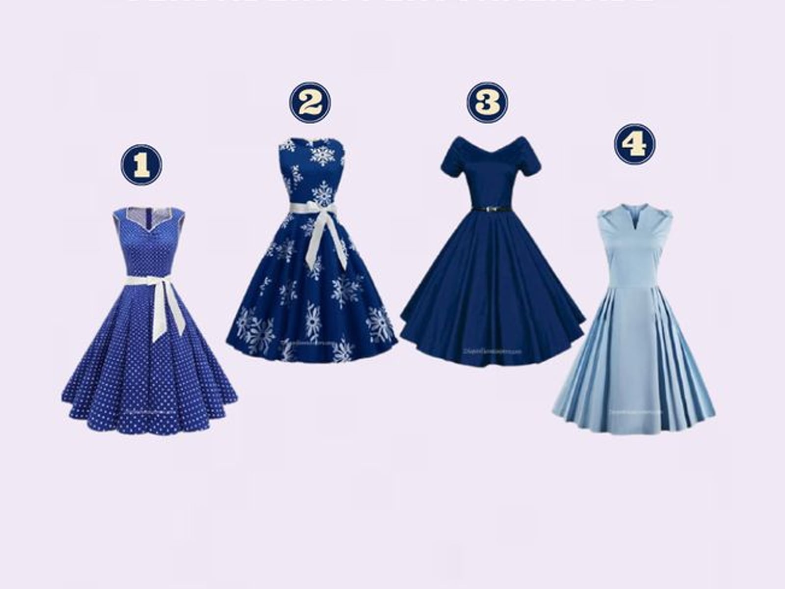 TEST DE PERSONALIDAD | Elige el vestido que más te atraiga y descubre aspectos sorprendentes de tu ser.