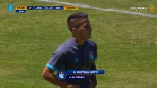 Sporting Cristal: Volea perfecta de Cristian Ortiz que terminó en golazo [VIDEO]