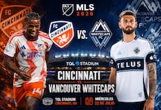 ? ¿A qué horas juegan y por qué canal televisan Cincinnati vs. Vancouver Whitecaps EN VIVO hoy por MLS 2026 en México y EE.UU.?