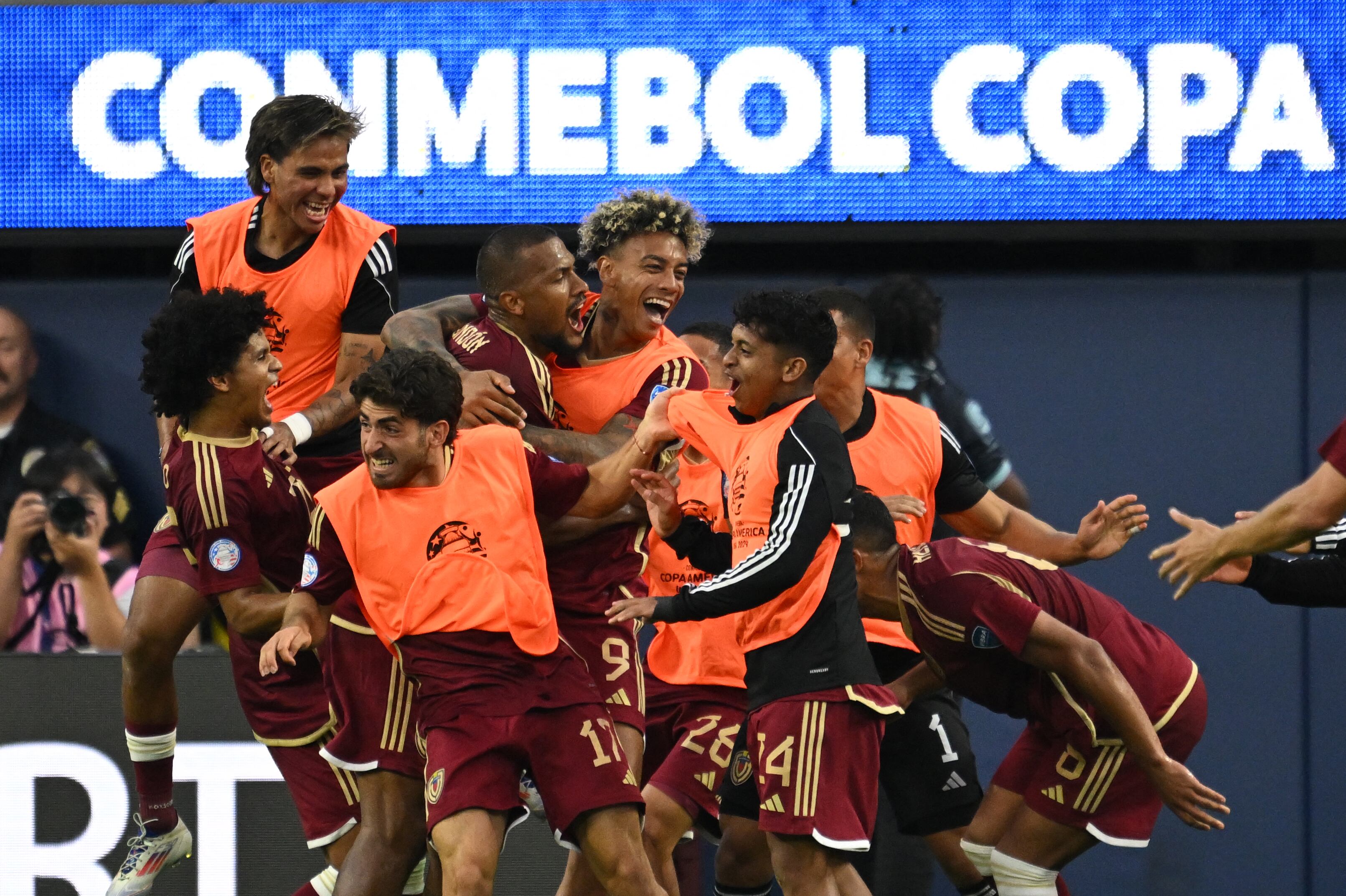 Venezuela venció México por la jornada 2 de la Copa América 2024. (Foto: AFP)