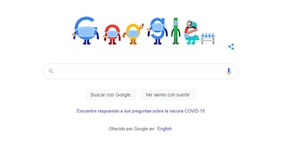 Prevención COVID-19: Google promueve la vacunación y las medidas sanitarias con un doodle