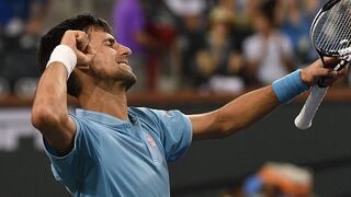 Novak Djokovic venció a Juan Martín del Potro y avanzó a octavos de final en Indian Wells