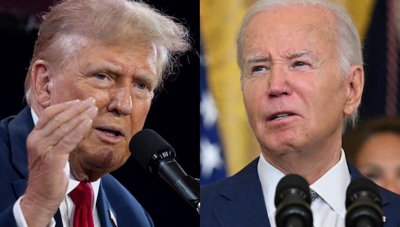 Donald Trump y Joe Biden son los protagonistas del debate presidencial por las Elecciones de Estados Unidos 2024 (Fotos: AFP)
