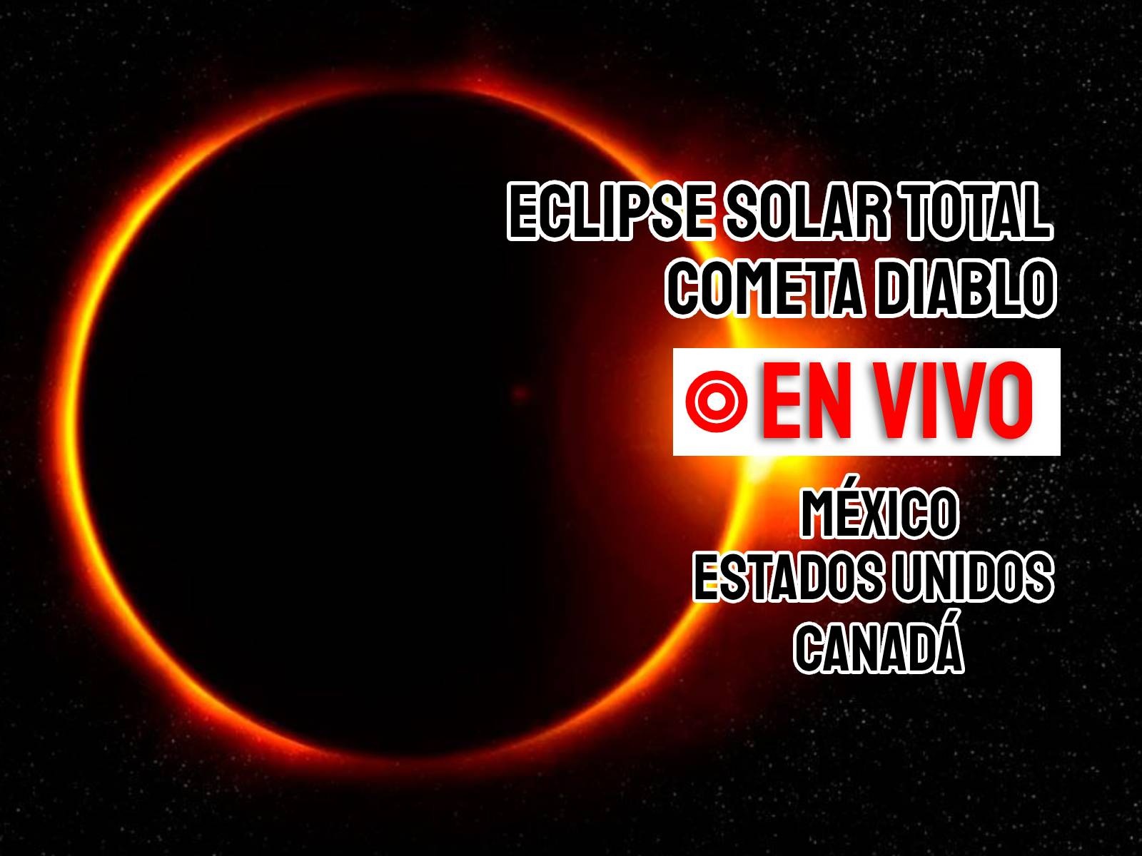 El 8 de abril, la Luna pasará por enfrente del Sol, oscureciéndolo completamente y convirtiendo el día en noche (Foto: Composición Audiencias GEC)