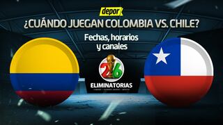 ¿Cuándo juegan Colombia vs Chile por las Eliminatorias 2026? Partido por la fecha 10