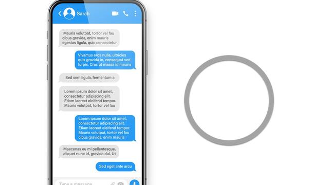 Qué significa el círculo en blanco en Facebook Messenger