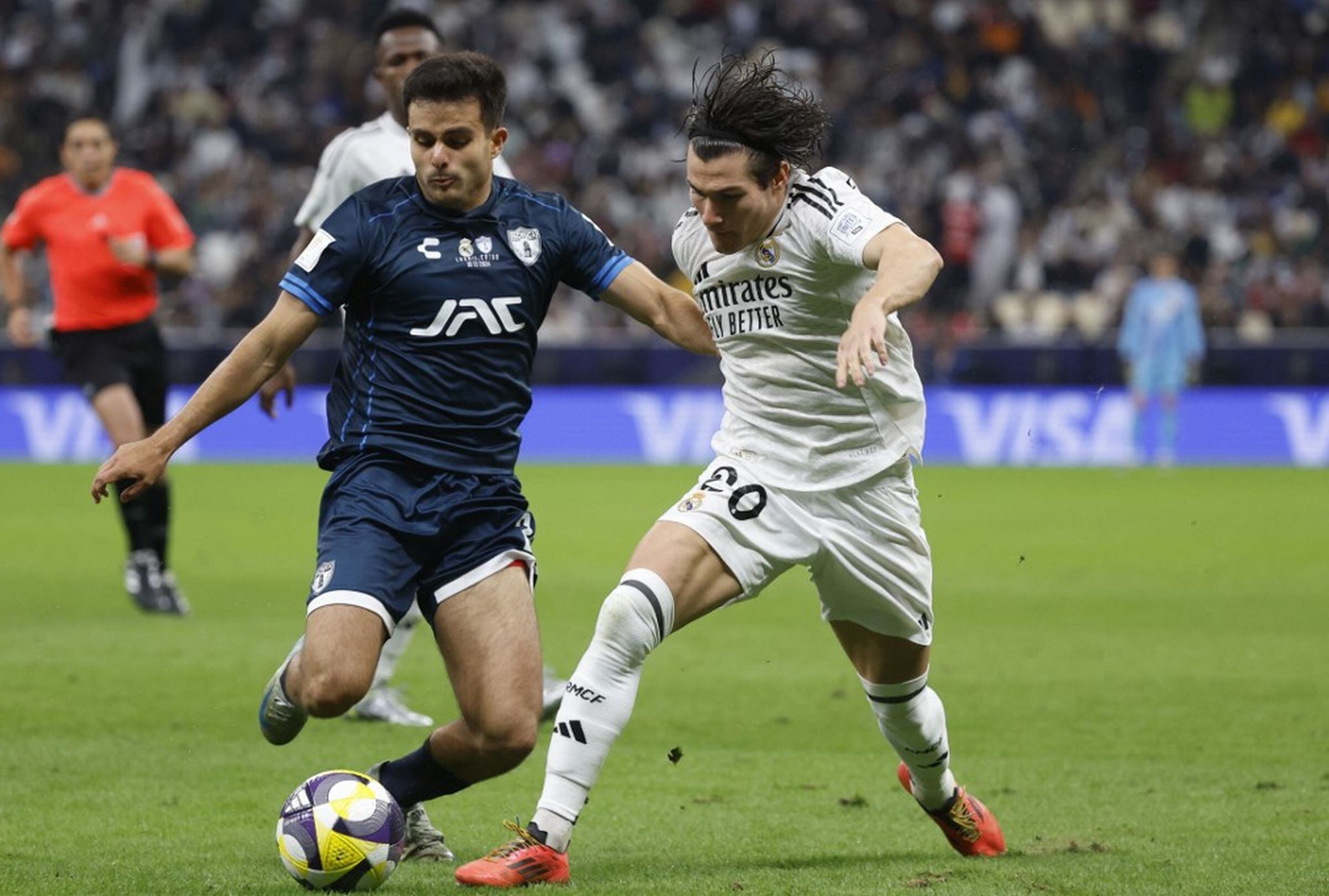 Real Madrid y Pachuca se ven las caras este domingo 22 de junio por la fecha 2 de la fase de grupos del Mundial de Clubes. (Foto: AFP)