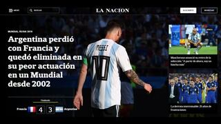 ¡Messi chau! Las reacciones de los medios en el mundo tras la eliminación de Argentina en Rusia 2018