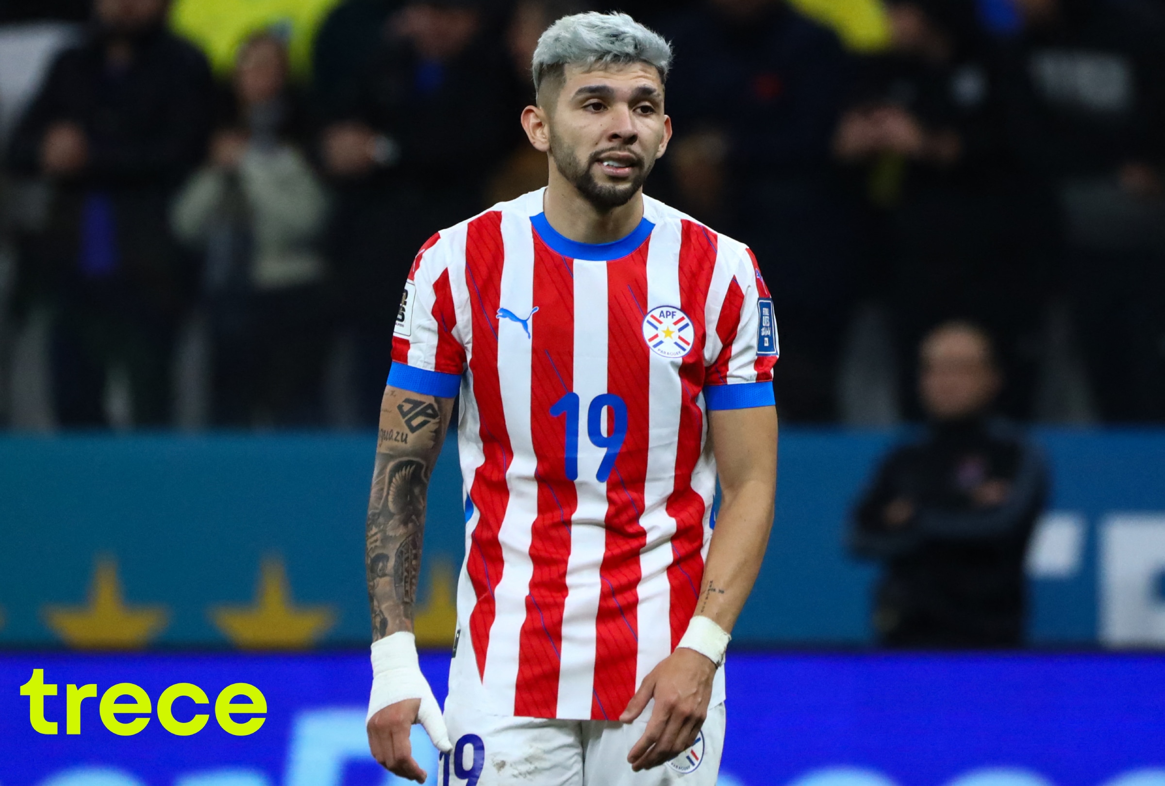 SANTA CLARA, CALIFORNIA (ESTADOS UNIDOS).- Cobertura oficial de TRECE (CANAL 13) EN VIVO ONLINE para ver el partido Paraguay vs. Australia hoy por la Jornada 3 del grupo D del Mundial 2026 en el Levi's Stadium de Santa Clara, California. FOTO DE MARINA UEZIMA