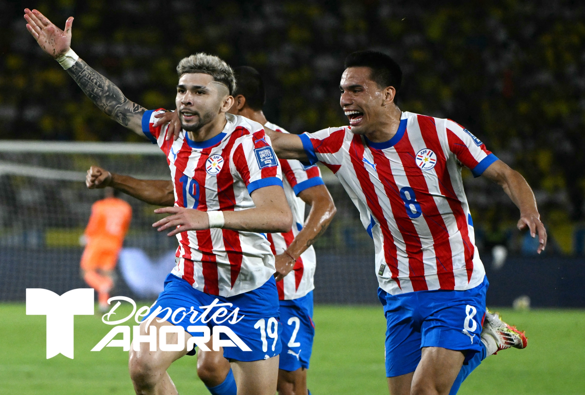 LOS ÁNGELES, CALIFORNIA (ESTADOS UNIDOS), 12/06/2026.- Cobertura oficial de Telemundo Deportes Ahora EN VIVO GRATIS para ver el partido entre Paraguay y Estados Unidos este viernes 12 de junio por la jornada 1 del grupo D de la Copa Mundial 2026. FOTO DE LUIS ACOSTA PARA AFP