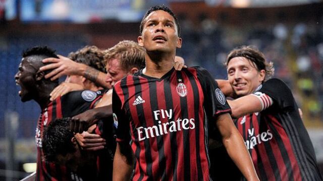 Con gol de Carlos Bacca: AC Milan derrotó 2-0 a Lazio en San Siro