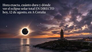 Hora exacta, cuánto dura y dónde ver el eclipse solar total EN DIRECTO hoy, 12 de agosto, en A Coruña