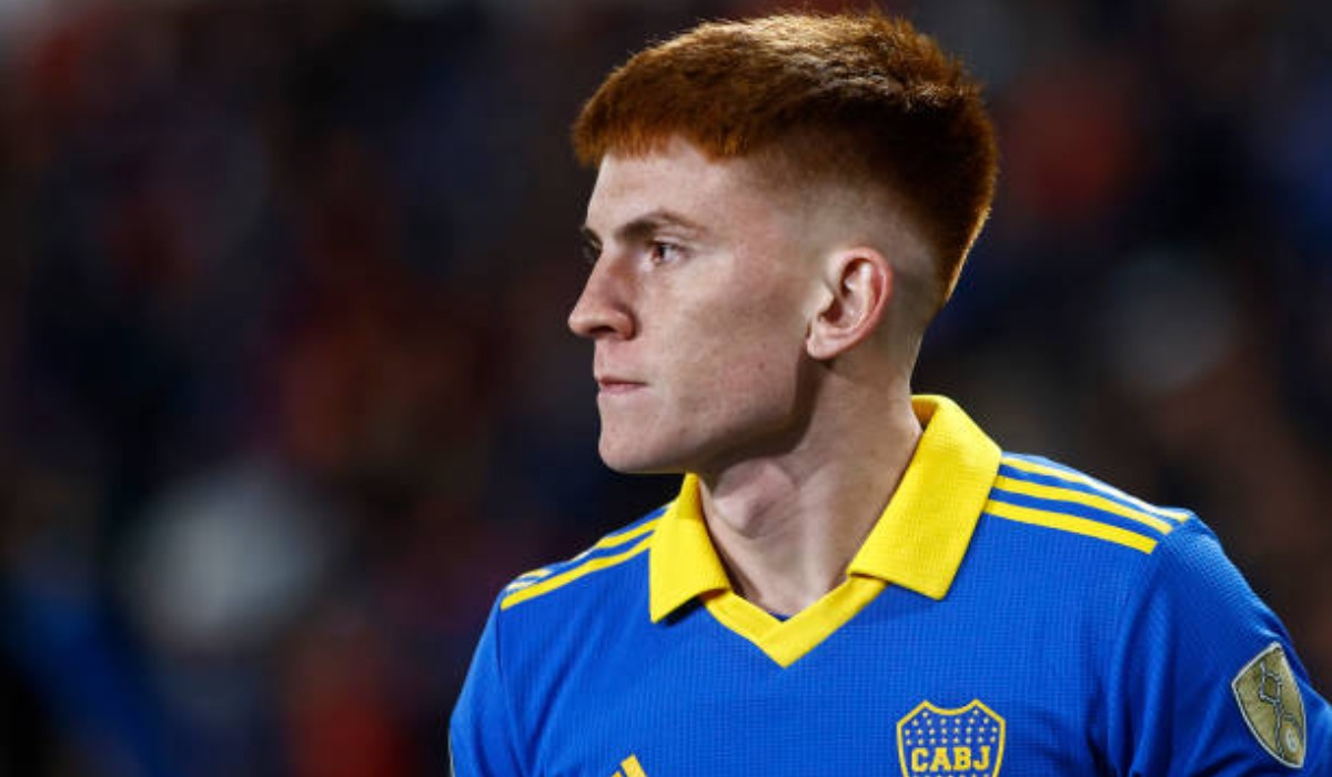 Valentín Barco juega como lateral izquierdo en Boca Juniors. (Foto: Getty Images)